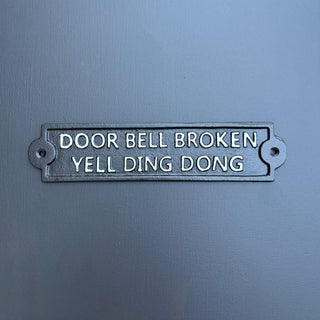 Door Bell Sign