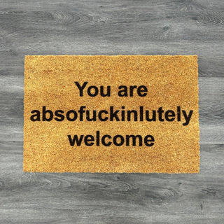 Funny Welcome Doormat - Limited Abode
