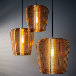 Gold Wire Pendant Light - Limited Abode