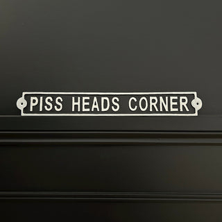 Metal Heads Sign - Limited Abode