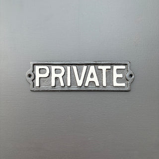 Private Sign