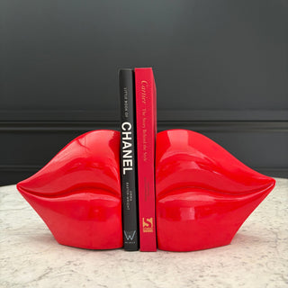 Red Lips Bookends - Limited Abode
