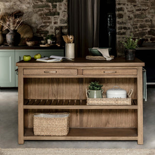 Wooden Kitchen Island