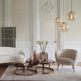 Amber Glass Ceiling Lights - Limited Abode