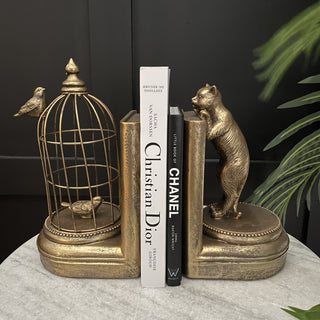 Curious Cat Bookends - Limited Abode