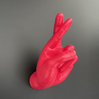 Fingers Crossed Hand Wall Decoration & Coat Hook - Limited Abode