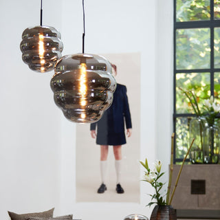 Grey Glass Pendant Lights - Limited Abode