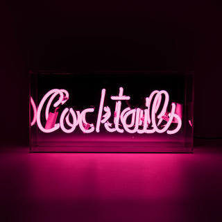 Pink Cocktails Neon Sign - Limited Abode