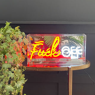 Red Neon Sign Box - Limited Abode